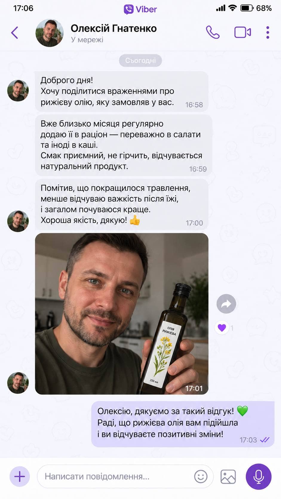 Відгук Марини Левченко